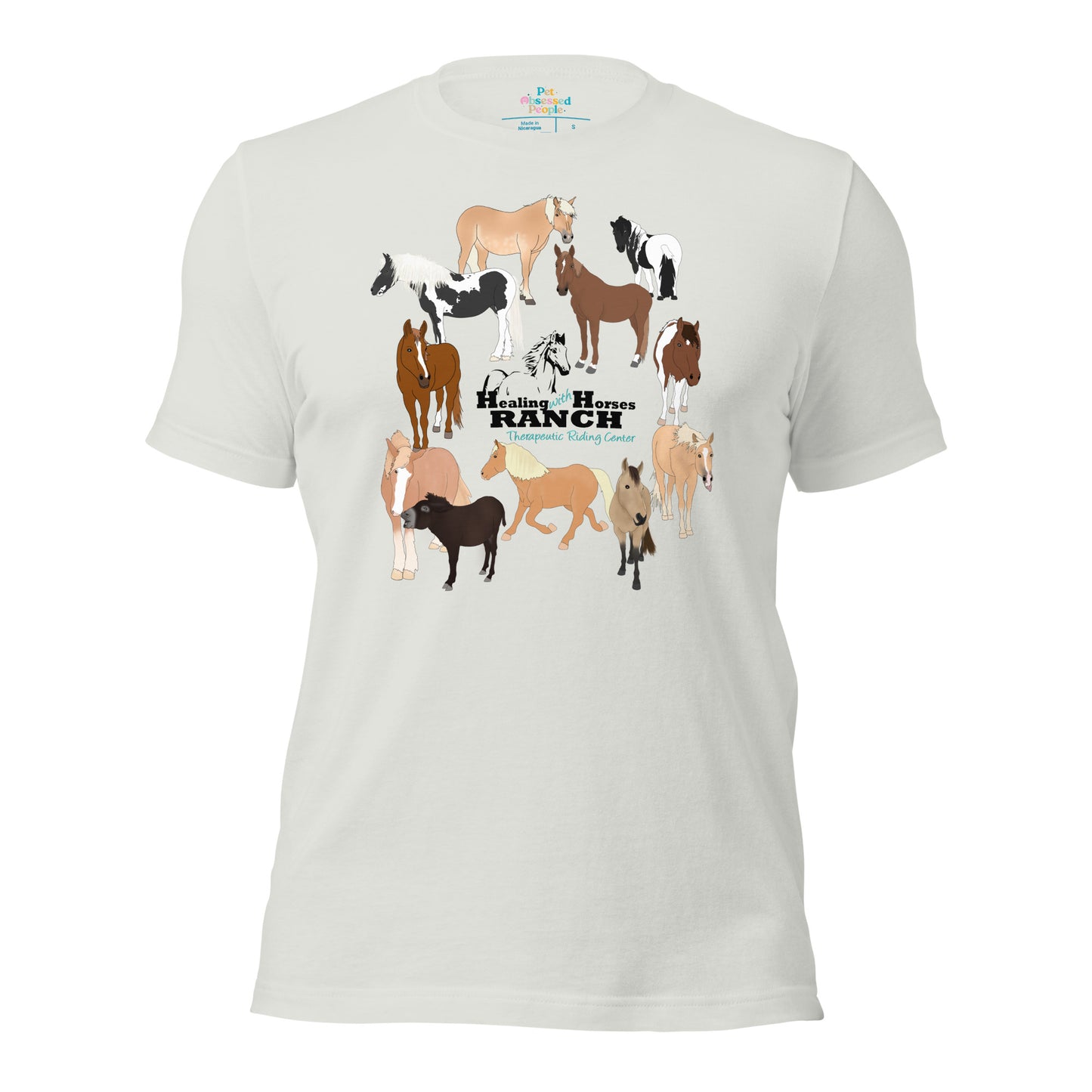 Soulful Steeds Healing With Horses Unisex t-shirt