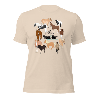 Healing With Horses Herd Unisex t-shirt