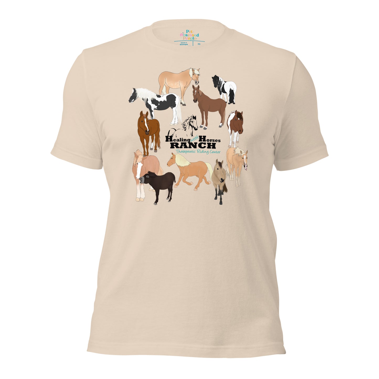 Soulful Steeds Healing With Horses Unisex t-shirt