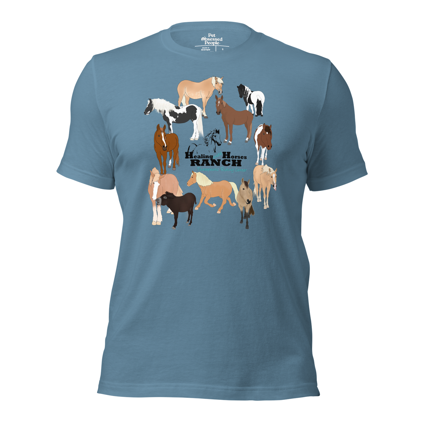 Healing With Horses Herd Unisex t-shirt