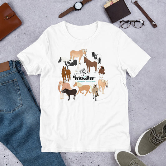 Soulful Steeds Healing With Horses Unisex t-shirt