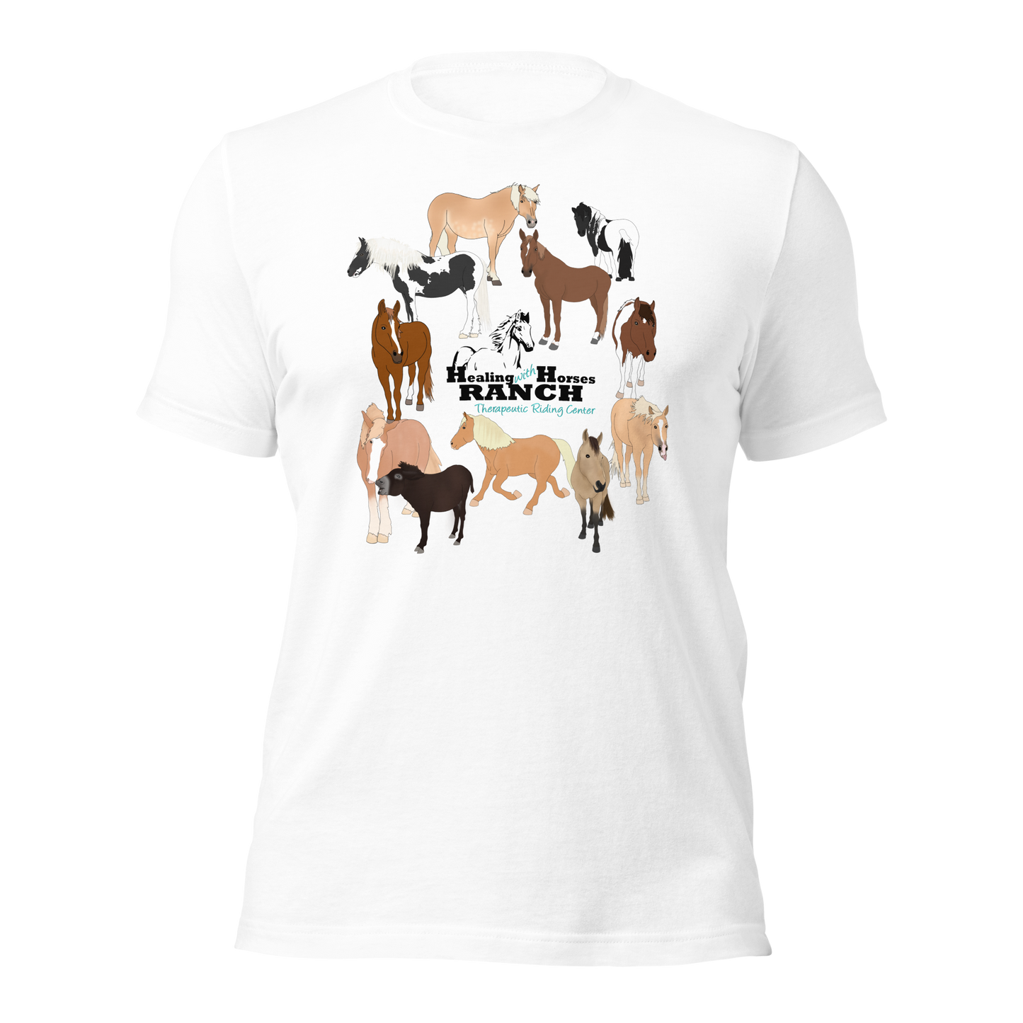 Soulful Steeds Healing With Horses Unisex t-shirt