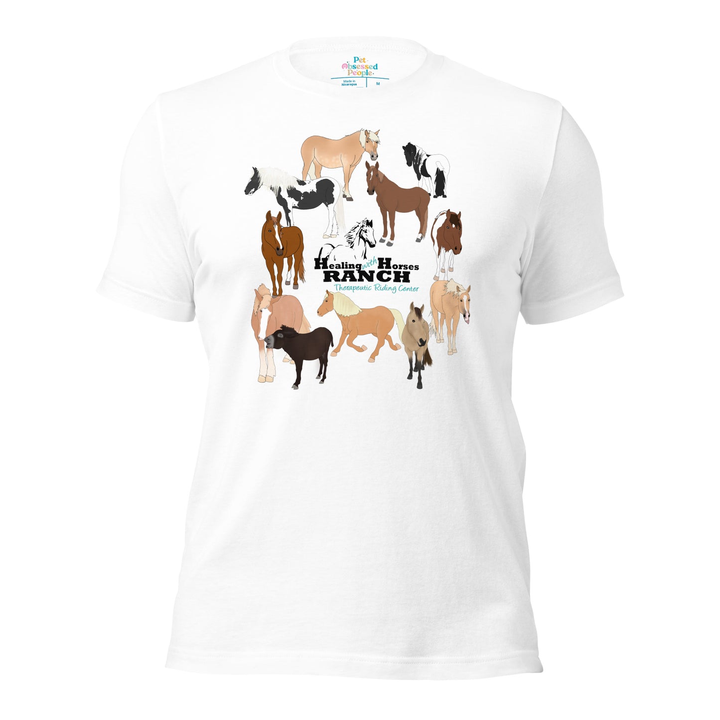 Soulful Steeds Healing With Horses Unisex t-shirt