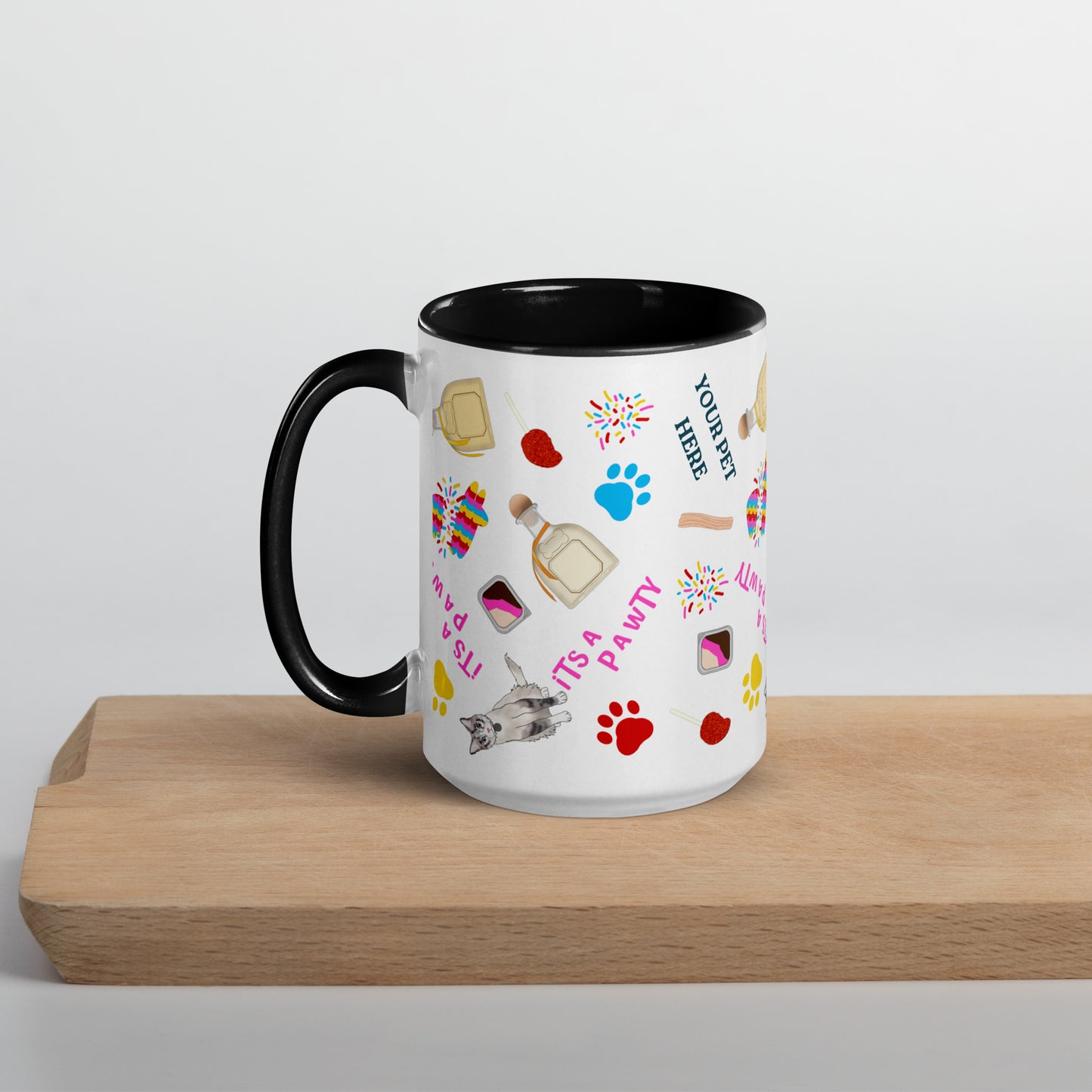 Custom Color Mug - Custom Printed Option