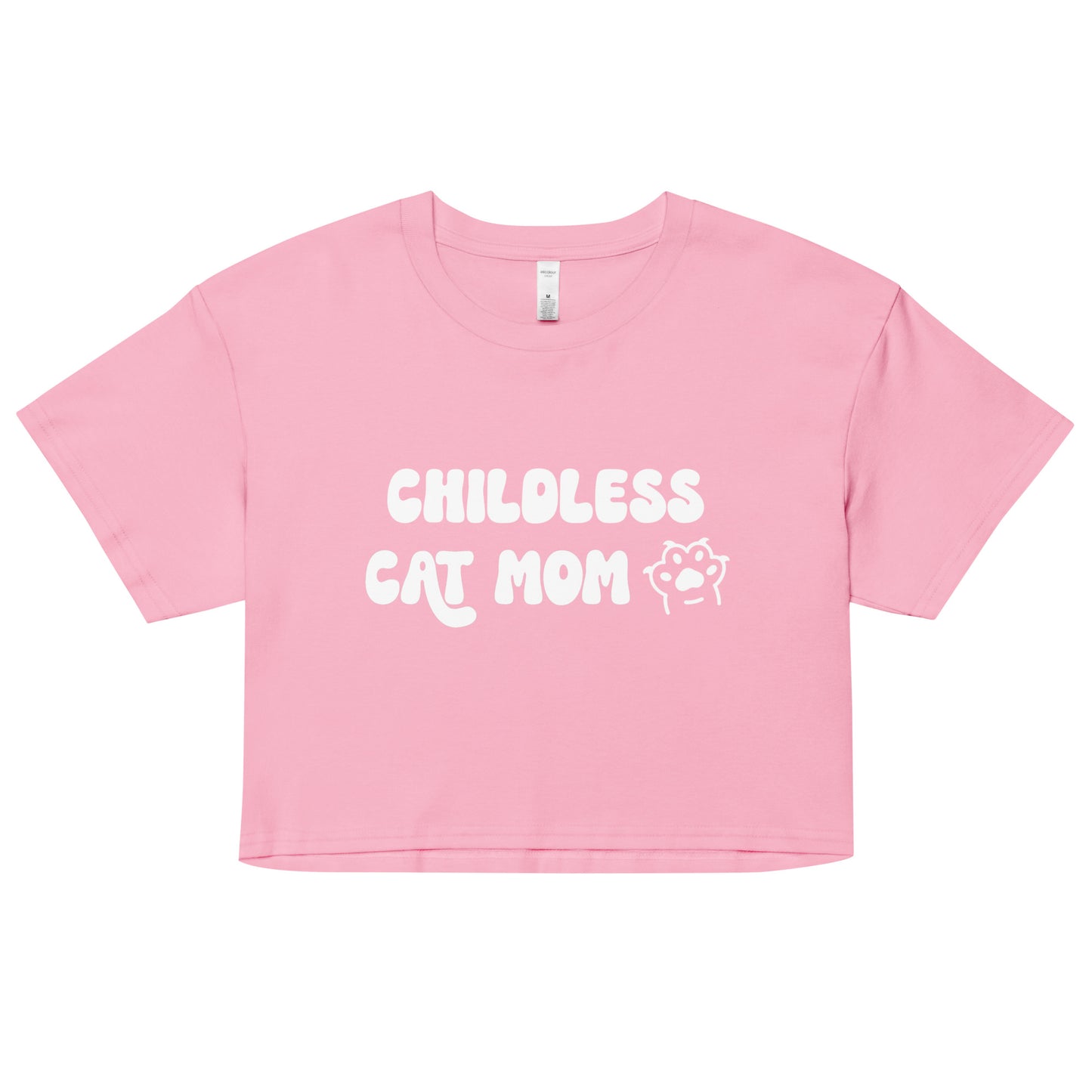 Childless Cat Mom Crop Top