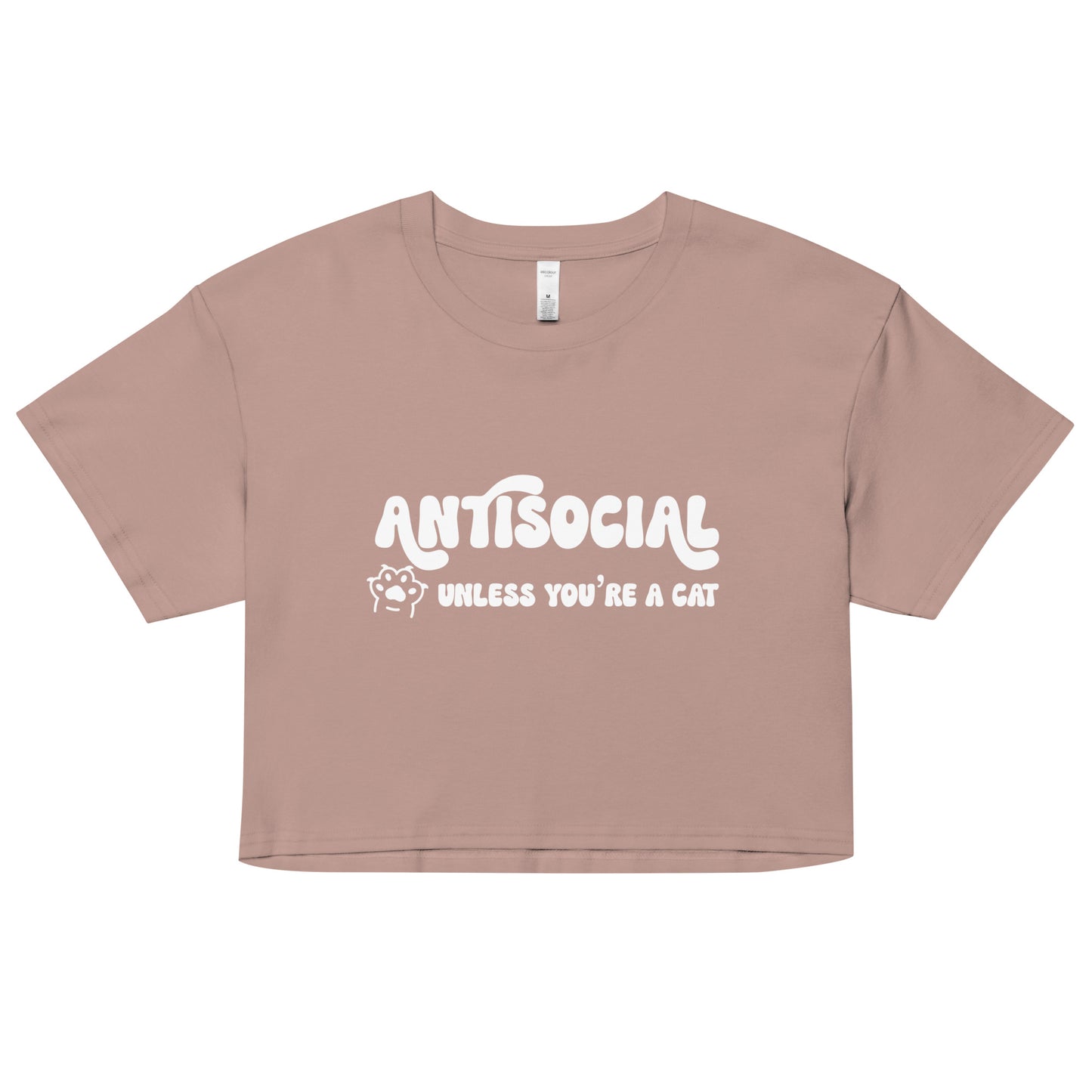 Antisocial Unless You're A Cat Crop