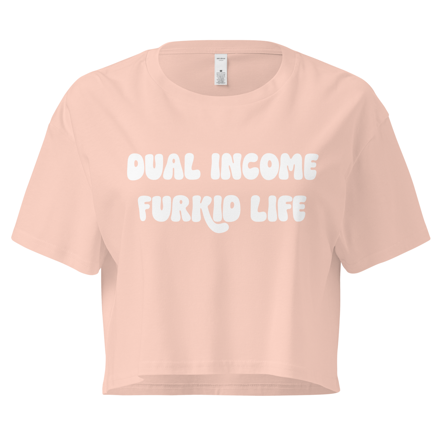 Dual Income Furkids Crop Top