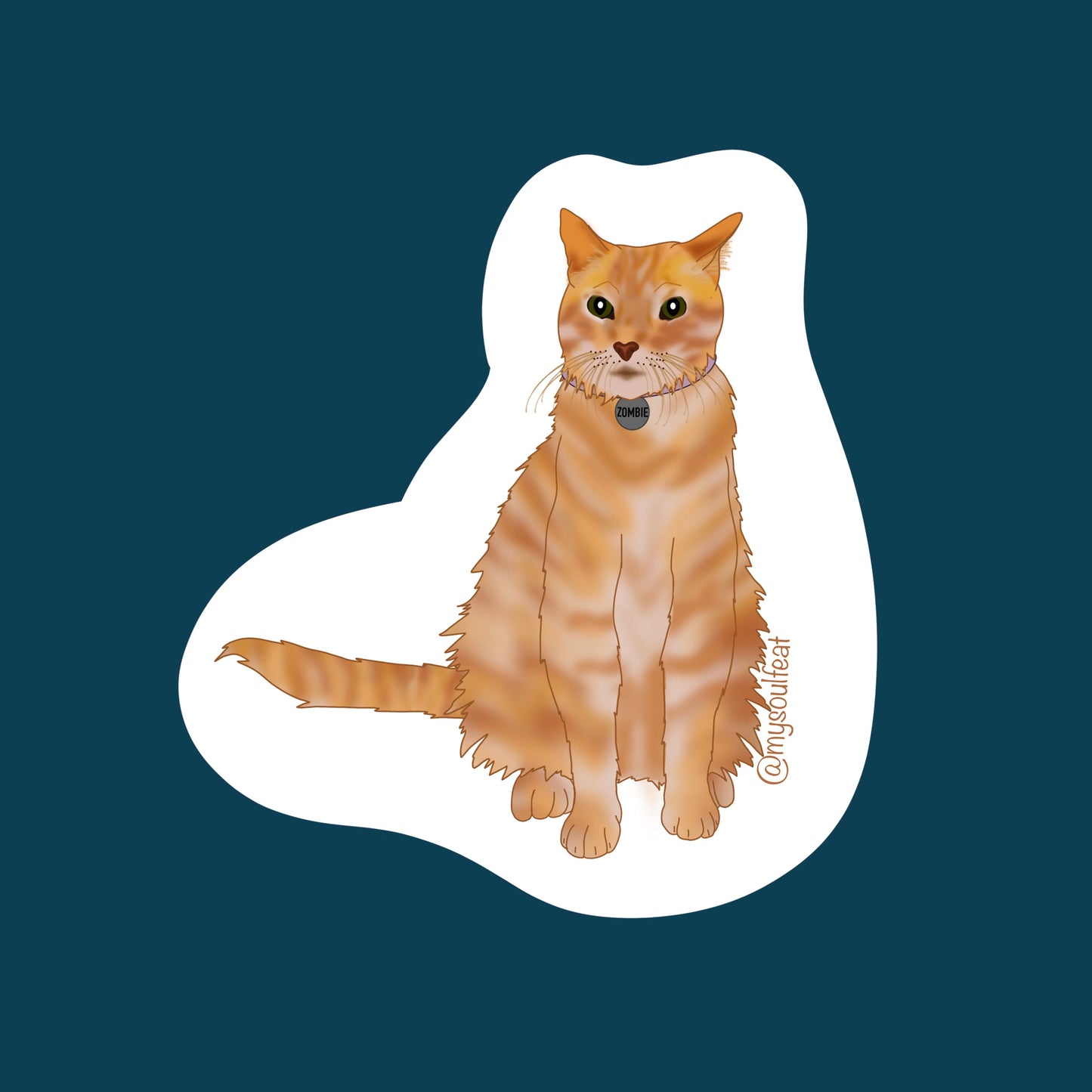 Cat Sticker - Tabby Cats
